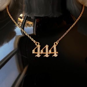 Angel Number Pendant 444 Necklace
